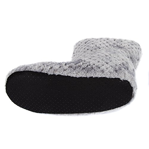 Leisureland Women's Fleece Lined Bootie Slippers3