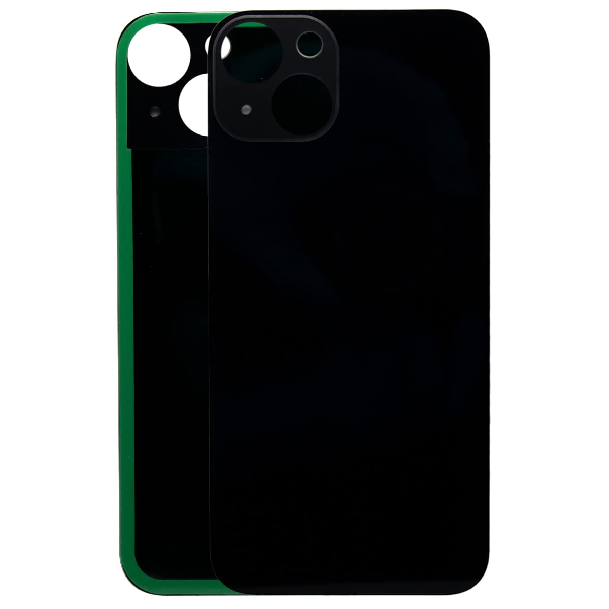 MMOBIEL Vetro posteriore compatibile con iPhone 13-5.4 inch - 2021 - Adesivo preinstallato - Midnight/Nero