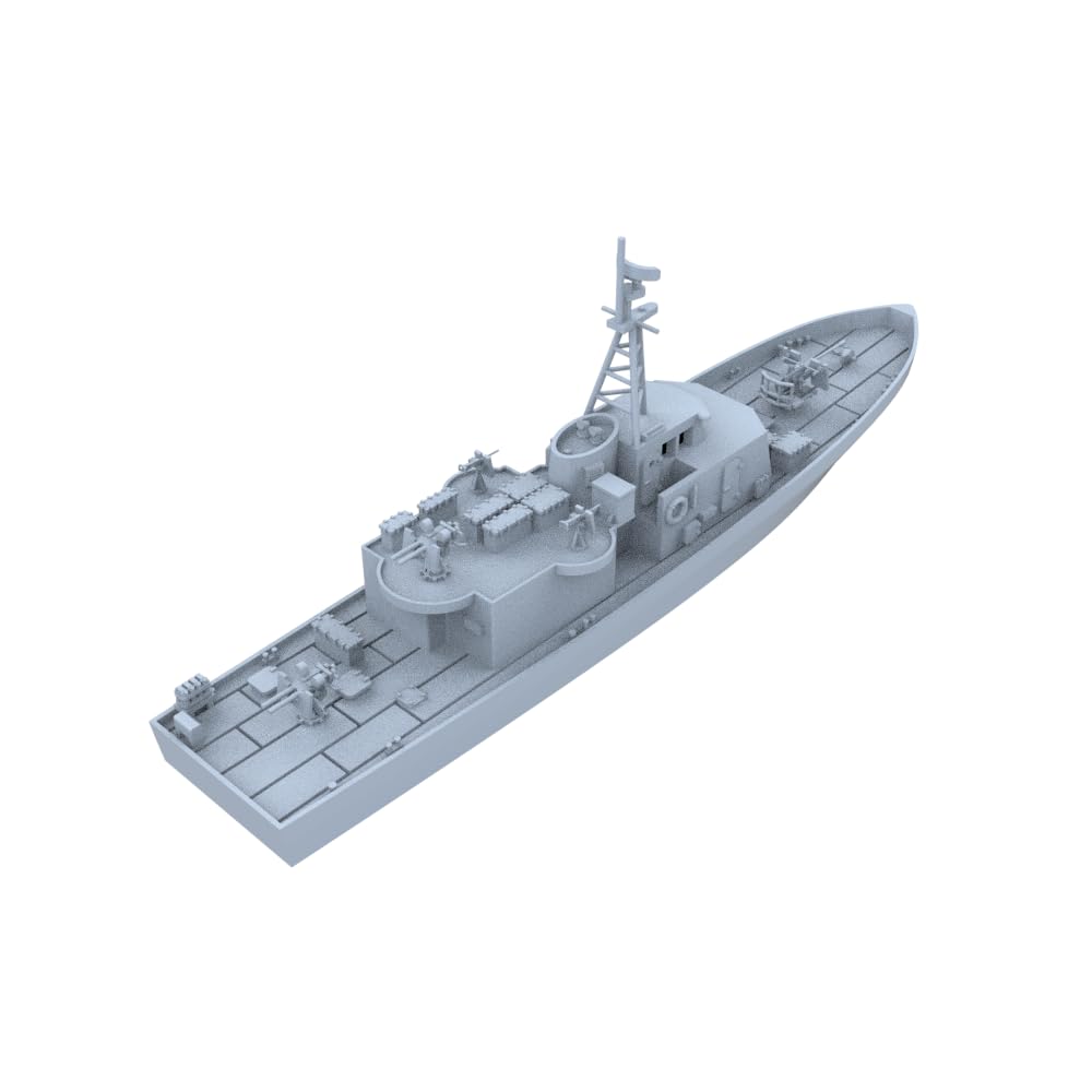 MRY-SFW SSC72771-A 1/72 model wojskowy USN PGM-59 klasa Kim Qui (HQ 605) linia wodna