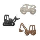 Construction Trio Nursery Wall Decor Wooden Construction Vehicles Decor Kids Room Wall Decor Kids Room Decor Nursery Playroom Wall Decor for Boys