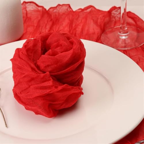 Servilletas de Tela Pack de 6, 50.8 cm x 50.8 cm, Rojo miniatura 2