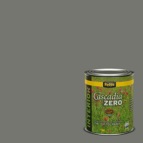 Rodda Paint CASCADIA ZERO Interior Semi-Gloss Paint & Primer in One, Quart, Deep Forest