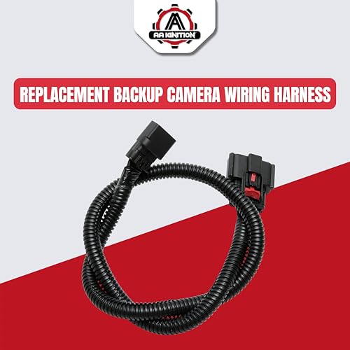 Rear Tailgate Backup Camera Wiring Harness Replacement by AA Ignition - Fits Ford Trucks - F-250, F-350, F-450, F-550 Super Duty 2013, 2014, 2015, 2016-6-Pin - Replaces FC3Z-14A412-A, DC3Z-14A412-A
