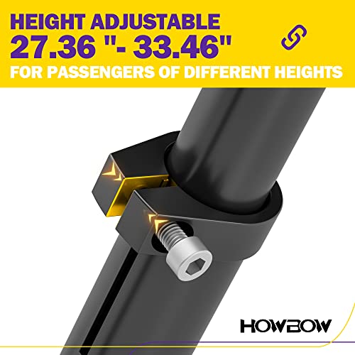 Golf Cart Rear Seat Grab Bar For Ezgo Club Car Yamaha, Universal Golf Cart Safety Back Seat Round Pipe Handle Rail 27"-34" Adjustable Height For Txt Ds Rxv, Heavy Duty Thicken Golf Cart Accessories #TOP7