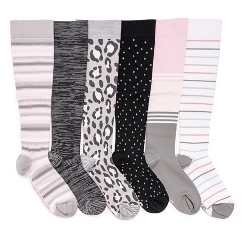 Image of MUK LUKS Nylon Compression Knee-High Socks