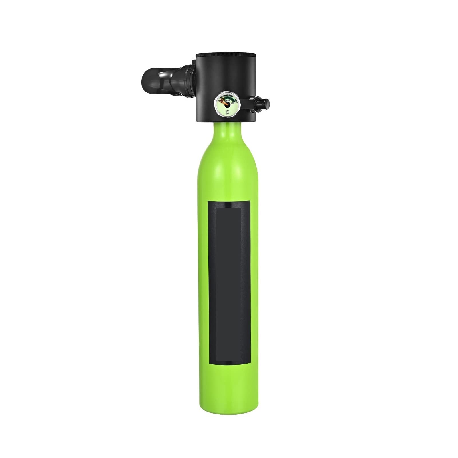 Gqnblvhzupdm Green0.5l Respirator Portable Dive Cylinder, Portable Underwater Emergency Spare Gas Cylinders Equipped With A Full Set Of Diving Respirators(Green0.5l Respirator)