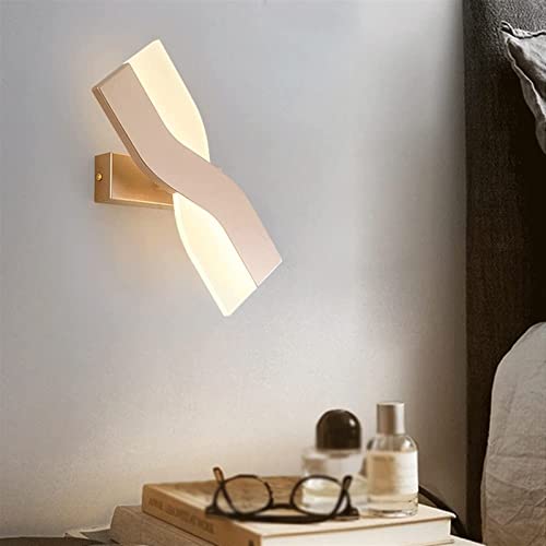 Luz de lectura de cabecera rotativa para dormitorios modernos 3