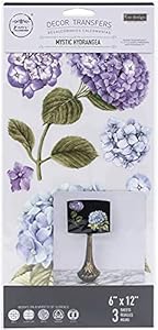 Redesign With Prima Mystic Hortensia Decor Transfers