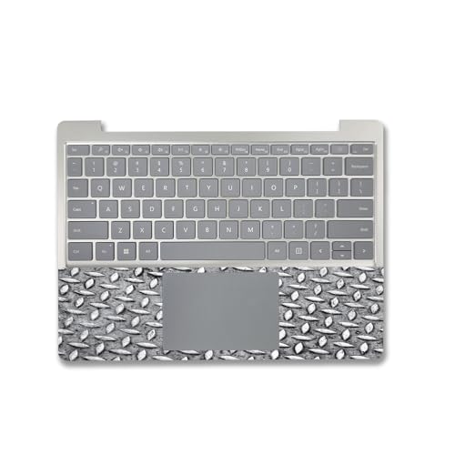Image of MightySkins Carbon Fiber Skin Compatible with Microsoft Surface Laptop Go 3 (2023) Full Wrap Kit - Non Slip | Protective, Durable Textured Carbon Fiber Finish | Made in The USA