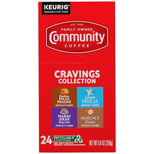 Image of Community Coffee Cravings Collection Variety Pack, 24 ct K-Cup Pods (Pack of 1)