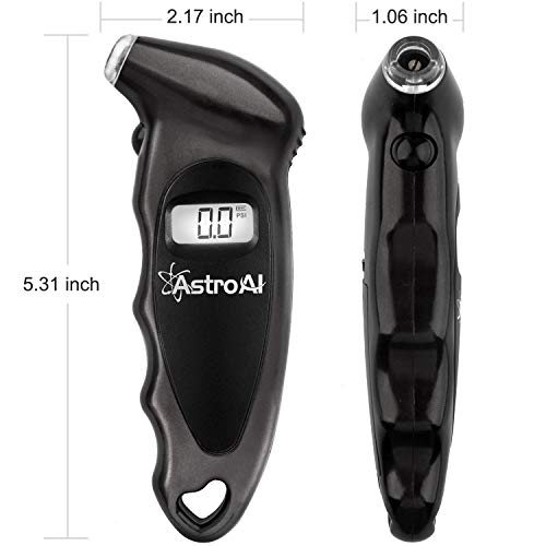 image for AstroAI Digital Tire Pressure Gauge with AAA Batteries, 150 PSI 4 Sett