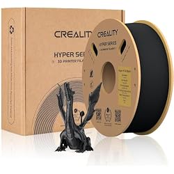 Creality Hyper PLA Filament Black 1.75mm 1kg High-Speed Spool | Dimensional accuracy +/-0.03mm with smooth durable flow for Ender 3 V3 Plus, KE, K1 Max and K1C printers.