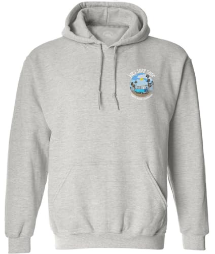 JOES SURF SHOP Men's Surf Bus Logo Pullover Hooded Sweatshirts2