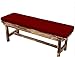 VisLarsc Coussin de banc de jardin imperméable - 100 cm, 2/3 places - 120 cm, 150 cm - Pour mobilier de terrasse, balancelle, intérieur ou extérieur (rouge, 180 x 40 x 5 cm)