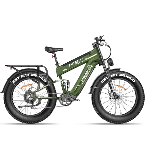 FREESKY Alaska Pro 2025 Dual Battery Electric Bike for Adults Peak 2500W 48V 41Ah 38MPH&160 Miles Long Range 26
