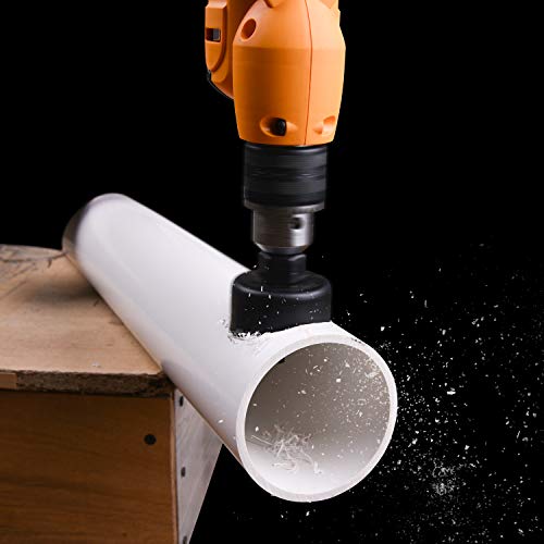 Hole Saw Kit, Sungator 5-Piece Set. Specially Constructed Heat Treated Carbon Steel, High Precision Cutting Teeth. Cut Clean, Smooth, And Precise Holes Through Wood, Plastic, Pvc Board And Drywall. #TOP7