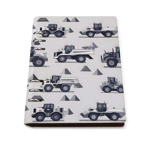 Carnets lignés pour l'école A5 avec couverture rigide vintage homme femme