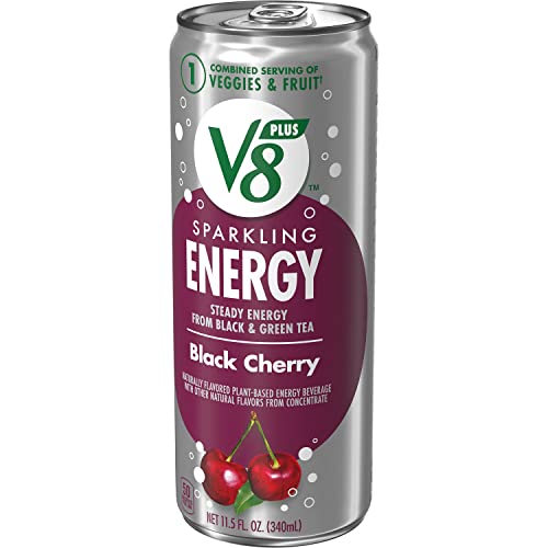 V8 +Energy 200000027625 Sparkling Black Cherry Juice Energy Drink thumb #6