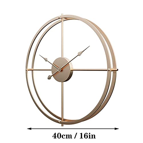 Horloge murale moderne en métal de haute qualité pour salon - 3