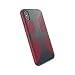 Speck Products CandyShell Grip iPhone Xs Max Case, Charcoal Grey/Dark Poppy Red