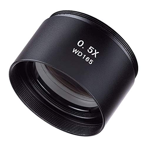 Microscope numérique LLD objectif Barlow 0.5X loupe stéréo auxiliaire objectif WD165 bureau