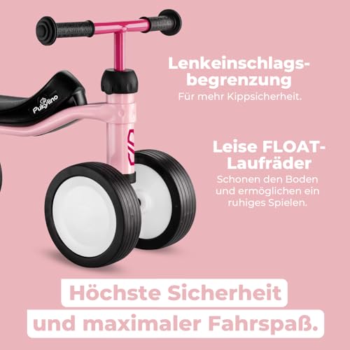 PUKY PUKYLINO | Ab 1 Jahr | Optimale Mobilitätsentwicklung & Koordination | Hochwertiger Stahl mit Stoßfester Pulverbeschichtung | Sicherheitsset & Float-Laufräder – Bild 6