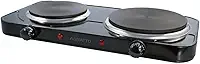 Agratto Fogão eletrico de mesa 2 pratos FMP-02 preto 220V 2500W