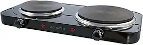 Agratto Fogão eletrico de mesa 2 pratos FMP-02 preto 220V 2500W
