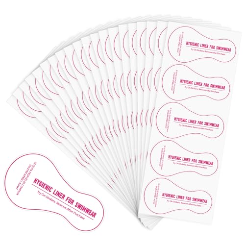 Image of Dunzoom 100 Pcs Protective Hygienic Thong Liners Women Clear Adhesive Panty Liner Strips Try on Stickers for Swimwear Bikini