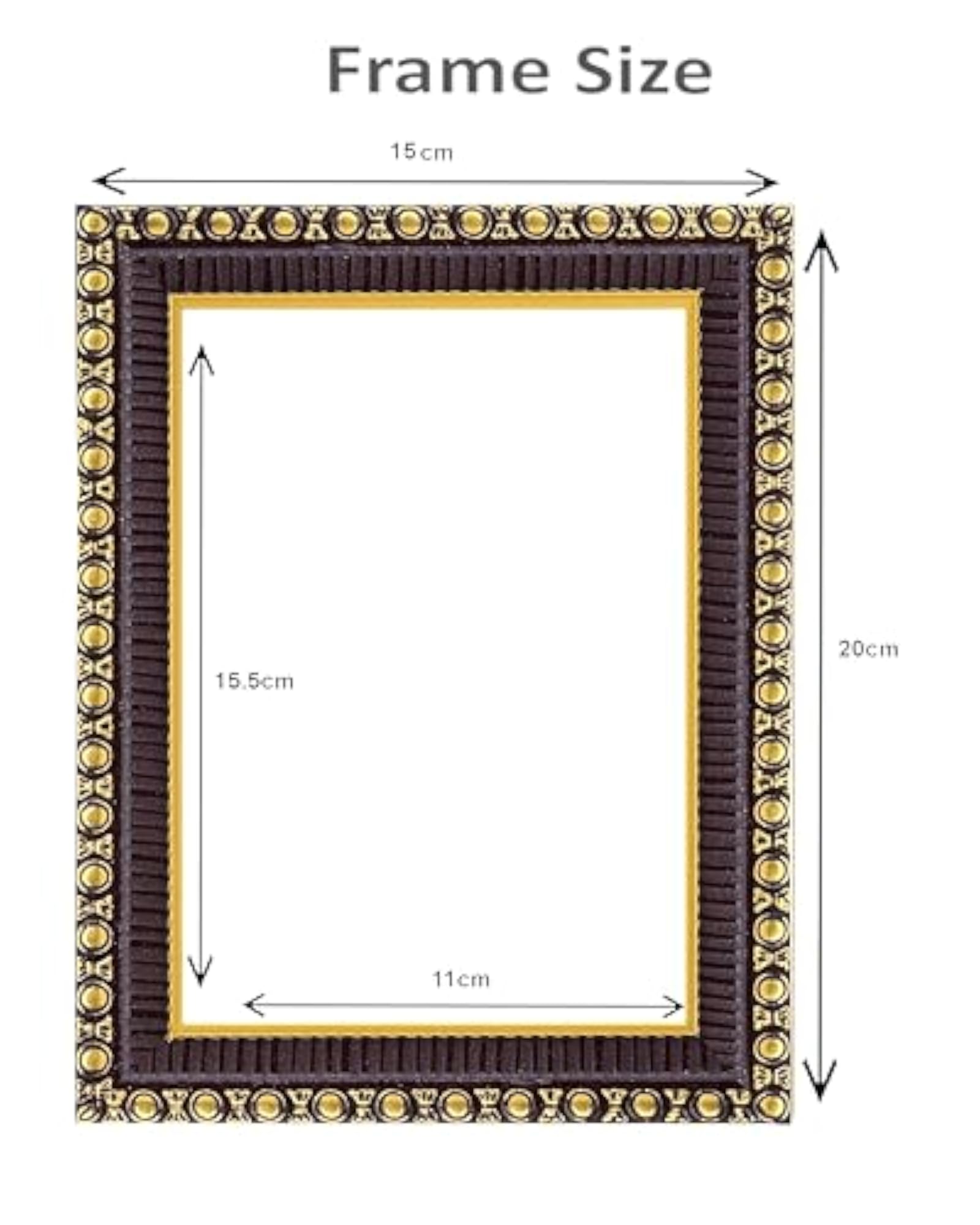 Shri Ram Lalla Ayodhya Photo Frame With Glossy Lamination