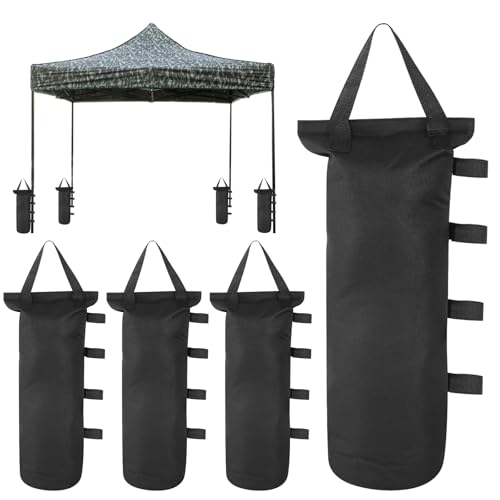 Pavillon Gewichte 4er Set Sandsäcke für Pavillion Beschwerung Gewichte für Pavillon Beschwerer Sandsäcke zum Beschweren Sandsack Gewicht Sandsack Beschwerung Erweitern Zelt Stabilität