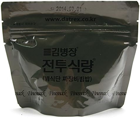 Korean Sergeant Kim's Military Food (4.2oz /5pcs) / 짜장 비빔밥 / Black Bean Souce Rice