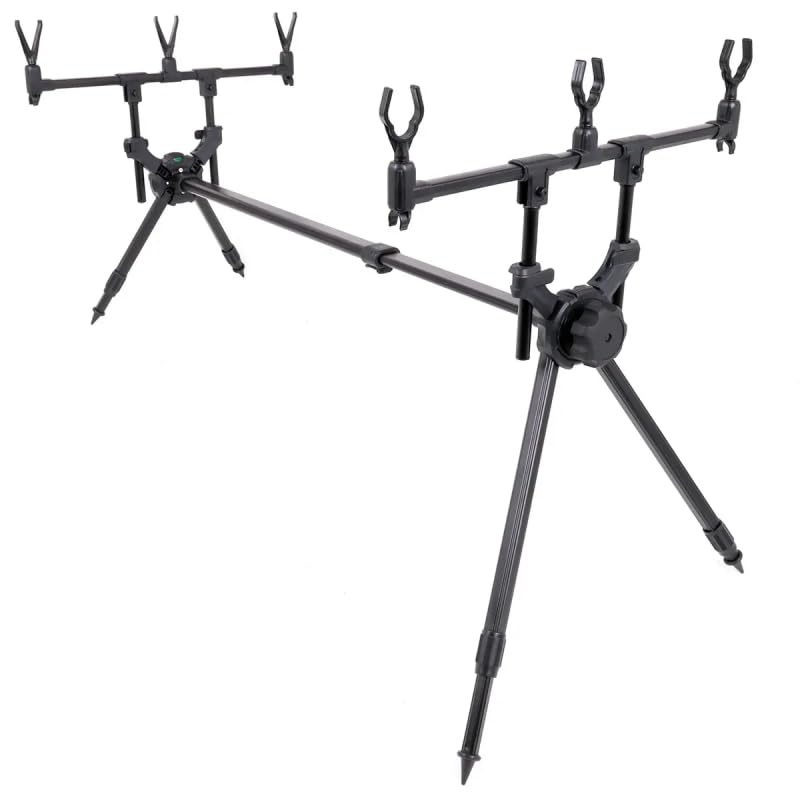 NECO Stojak Wędkarski RodPod na 3 Wędki – Solidny i Regulowany Tripod Karpiowy, Profesjonalne Stanowisko Wędkarskie z Pokrowcem, Lekki i Praktyczny Sprzęt dla Wędkarzy (RP186 K4)