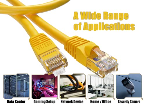 Cable Ethernet Cat 6 UTP 10 ft Amarillo miniatura 5