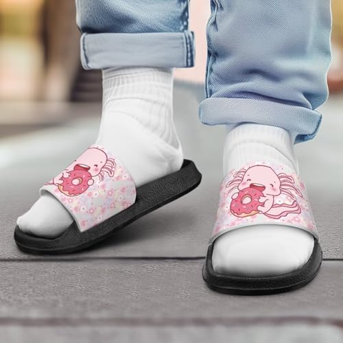 Slides Girls Flip Flops Slip On Beach Sandals Youth Pool Shower Shoes EVA Summer Slippers（Little Kids - Big Kids）4