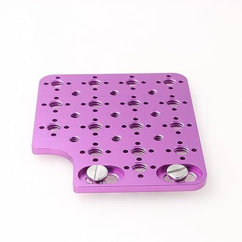 DRRI 3/8'' Thread Extension Side Plate for ARRI Alexa Mini/Mini LF Tilta Kits, Purple - Image 2