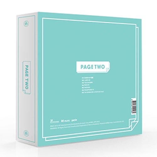 TWICE - [PAGE TWO] 2nd Mini Album Mint ver. CD+72p Photo Book+7p Garland+1p Lenticular Card & Holder+3p Photo Card K-POP Sealed