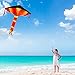 Joyin 3PCS Delta Kites for Adults & Kids, Easy to Fly Multicolor Kite with 262.5ft String, Large Beach Flying Toys for Family Activities, Outdoor Beach Games for Beginners Teens Adults