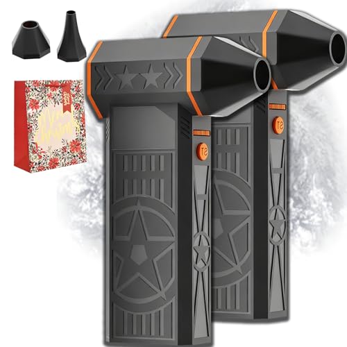 5000w Thermal Snow Blower, 2026New Electric Compressed Air Duster, Battery Blower Mini, Portable Air Blower Gun, Strong Airflow, 3 Levels Adjustable for Cleaning Fast Snow Removal (2pcs)