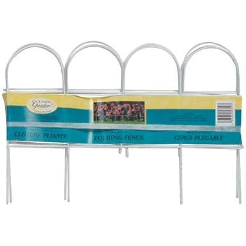 Panacea 89319 Mini Arch Folding Fence, White