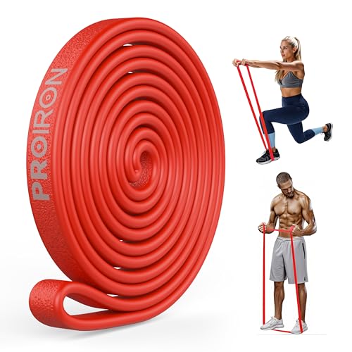 Banda Elástica De Resistencia GNHG - Para Fitness, Yoga, Pilates Y Escalada | Color Rojo, 1.1 Metros
