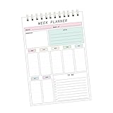 2025 Planer, Planungsblock, Reise-Notizbuch, Do-Liste, Notizbuch, Wochenplaner, Tagebuch, Schule,...