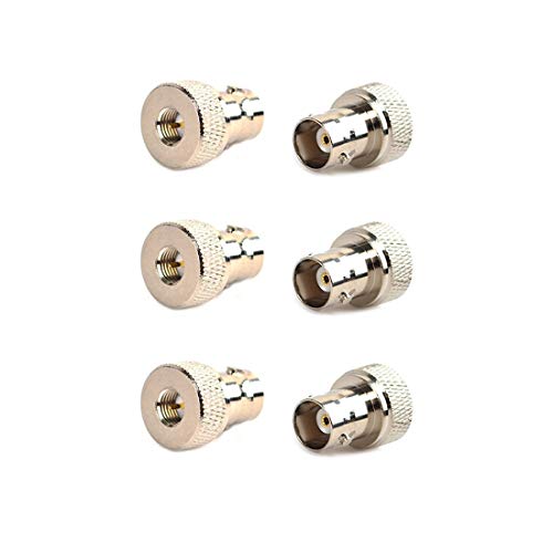 Adaptador Coaxial SMA Macho a BNC Hembra 6-Pack miniatura 1