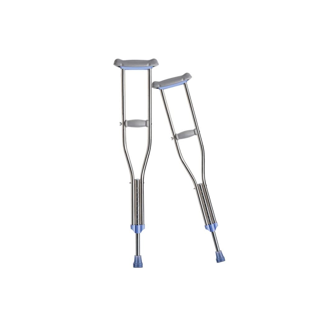 GCX- Bastón for Ancianos con bastón for Axilas, bastón Antideslizante for Fractura de Resorte, Andador de Doble muleta Firma
