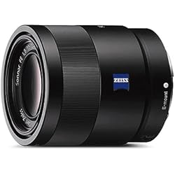 Camara Sony Lente Carl Zeiss Sony SEL55F18Z - Objetivo ZA montura E para Sony/Minolta (distancia focal fija 55mm, apertura f/1.8) color negro