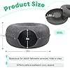 Cat Caves for Indoor Cats, Large Cat Tunnel for Multiple & Large Cats, Scratch Detachable Peekaboo Cat Cave Bed, Kitten Donut Kitty Hideaway Up to 45 Lbs #1