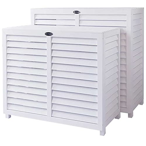 Cubierta Protectora Aires Acondicionados Madera Compuesta Pelican Blanco Medium - Marca Francesa : Coffre Clim Cubierta Protectora Aires Acondicionados Madera Compuesta Pelican Blanco Medium - Marca Francesa : Coffre Clim