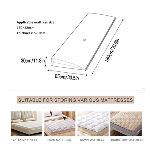 Mattress Vacuum Bag, 180*85*30cm Large Vacuum Mattress Bag, Reusable Space Saver Bags - Image 2