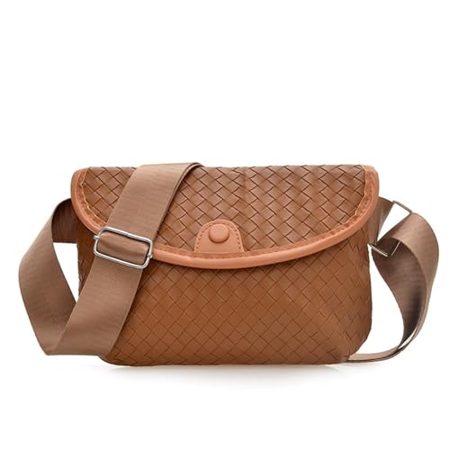 Small Woven Shoulder Bag for Women PU Leather Hand Woven Purses Braided Bag Weaved Bags Crossbody Bags Handbags