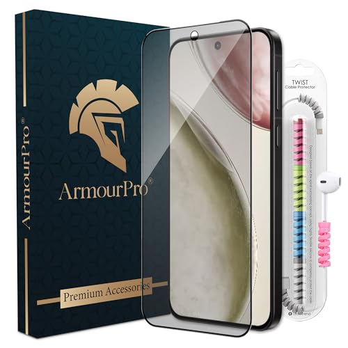 Image of ArmourPro Anti Glare Matte Tempered Glass for Vivo X200 FE - Anti Fingerprint Screen Protector, 9H Scratch Resistant, Smooth Touch, Easy Installation Kit with Cable Protector